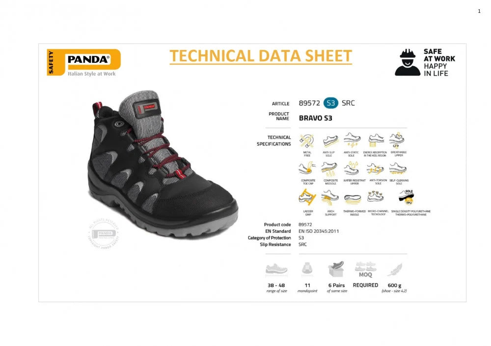 Panda Safety- BRAVO S3