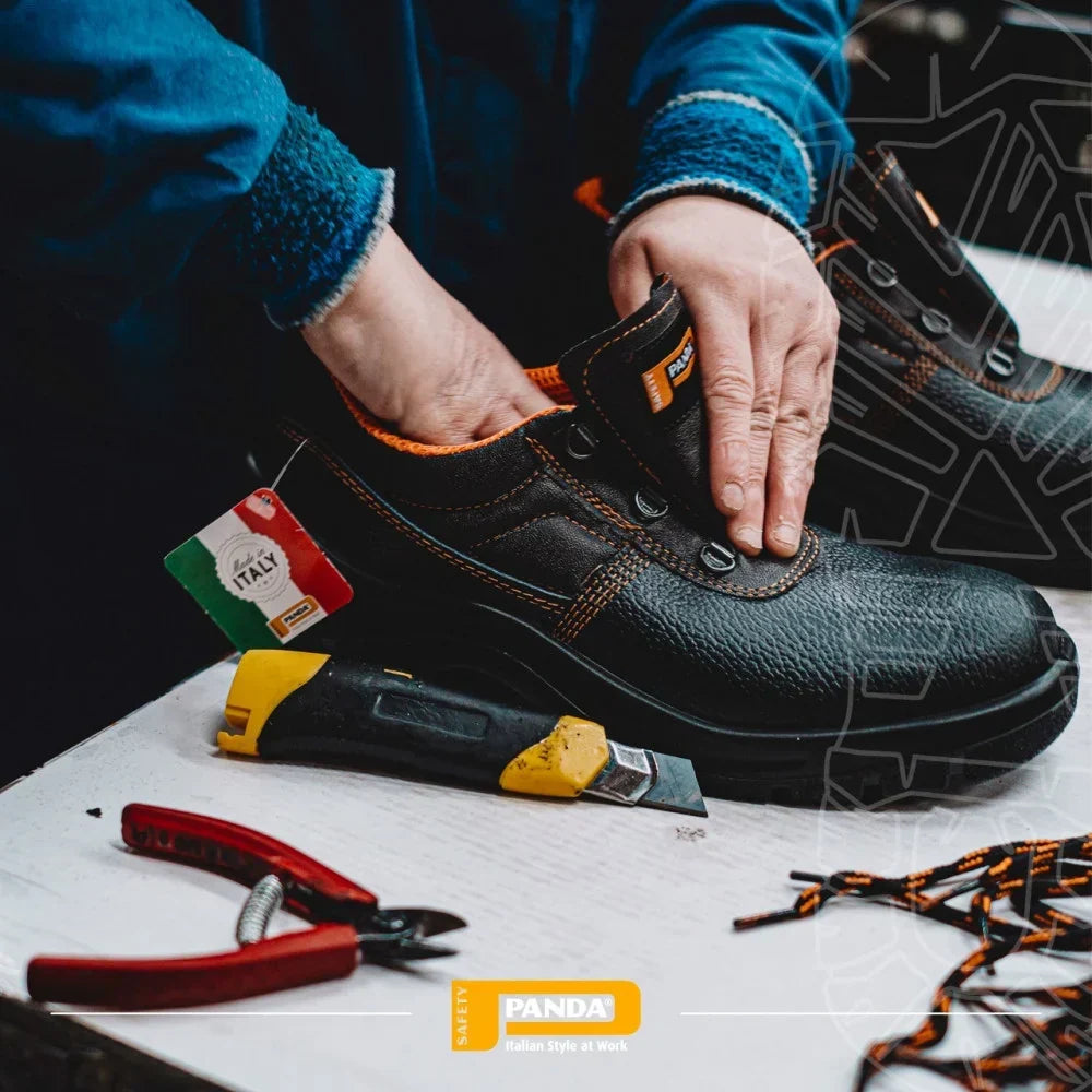 Panda Black Safety Shoe High-Cut Alpha