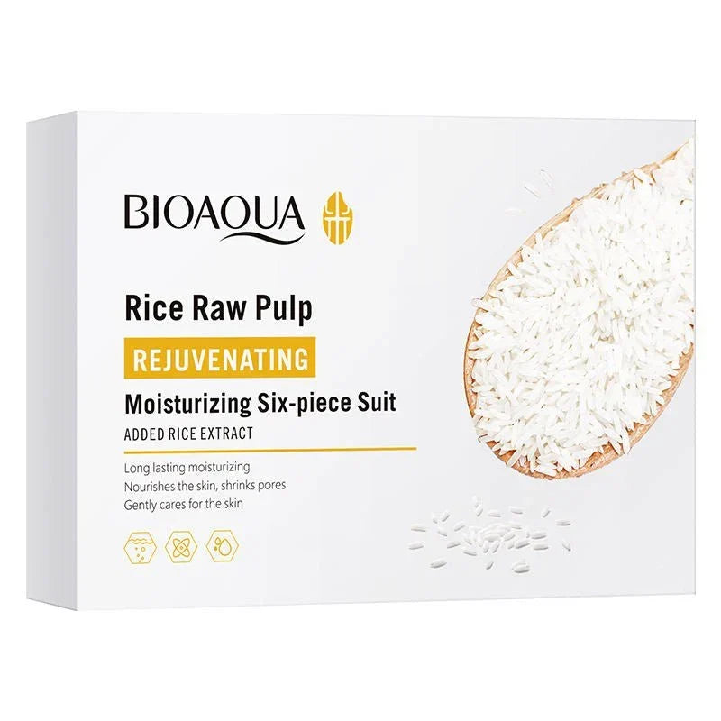 BIOAQUA - Rice Raw Pulp Rejuvenating Set